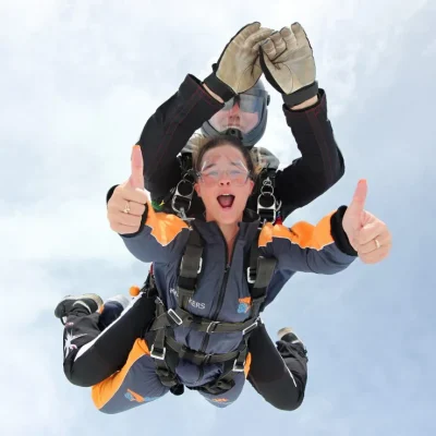 Into the Sky: Tandem Parachute Jump over the Czech Republic